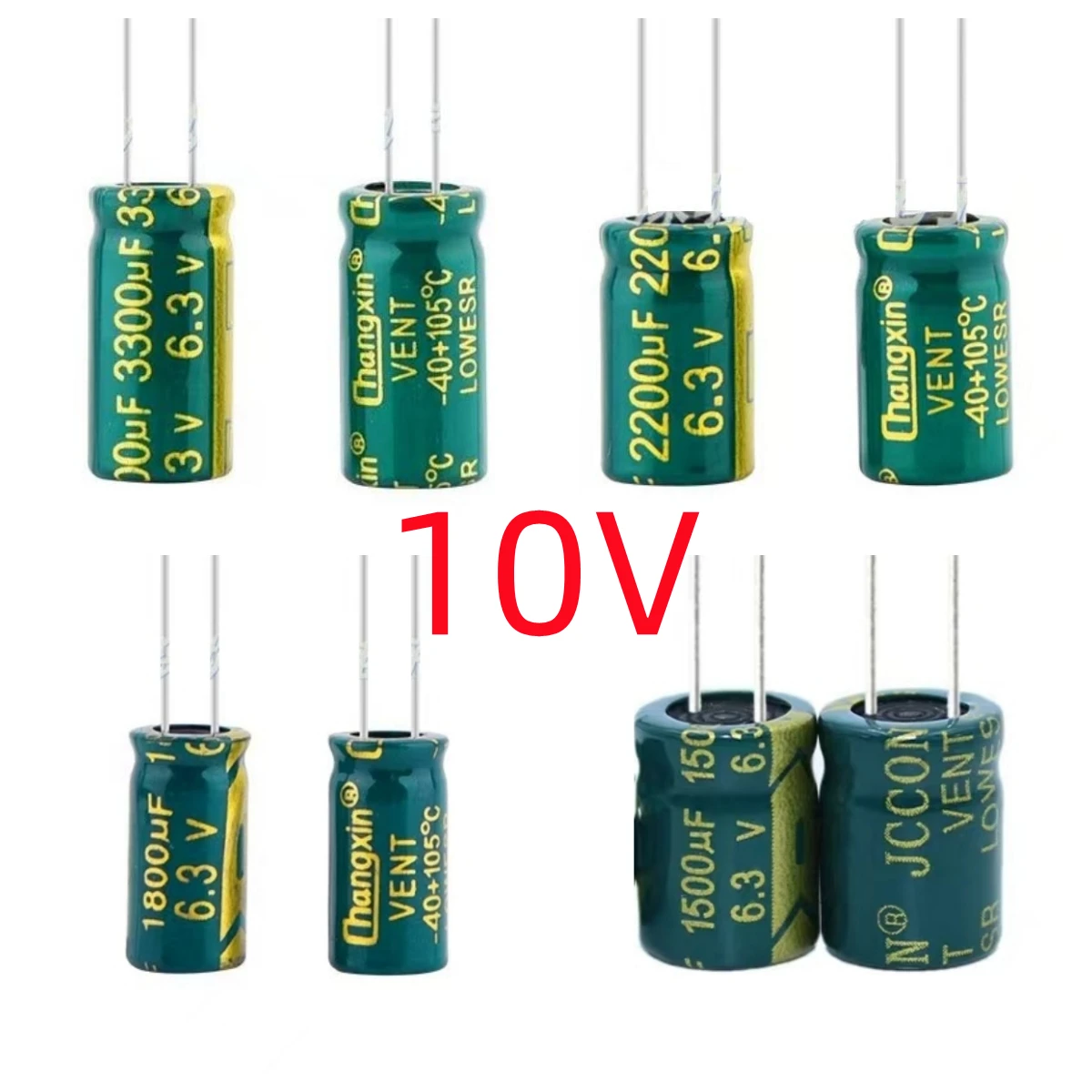 10/50/100 Pcs/Lot 10V 100uF DIP High Frequency Aluminum Electrolytic Capacitor