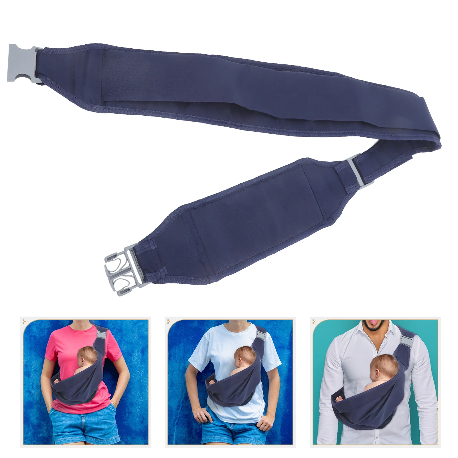 

Breathable Soft Carrier Lightweight Toddler Sling Newborn Infant Adjustable Holder Compact Portable Travel Outdoor Shopping