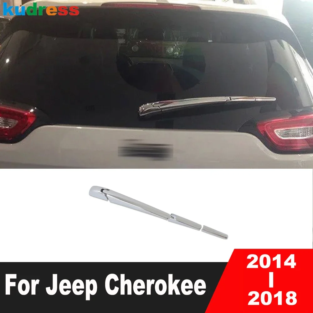 

Накладки на стеклоочистители для Jeep Cherokee 2014, 2015, 2016, 2017, 2018, хром, автомобильные Стеклоочистители