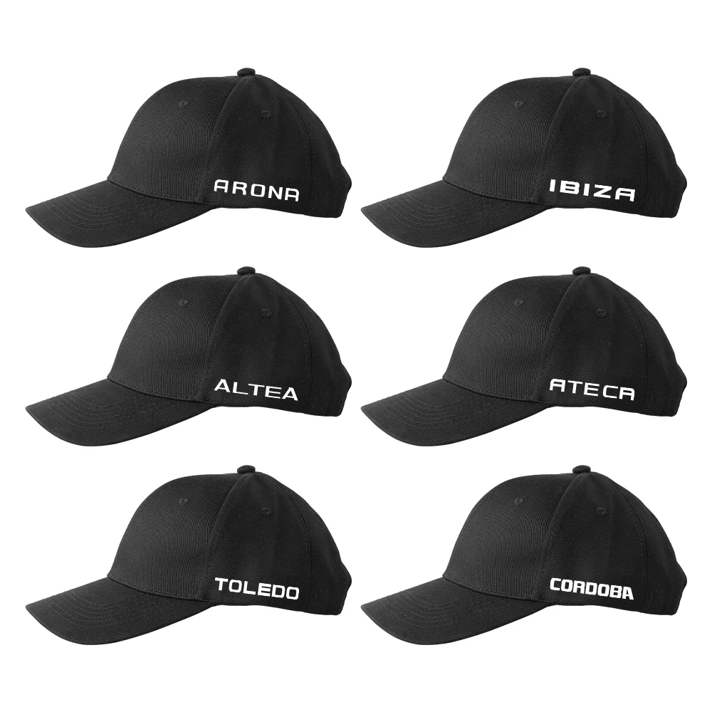 Curved Brim Baseball Cap Car Accessories For Seat Leon Ibiza Ateca Arona Cordoba Toledo Altea Alhambra Arosa Exeo Mii Tarraco