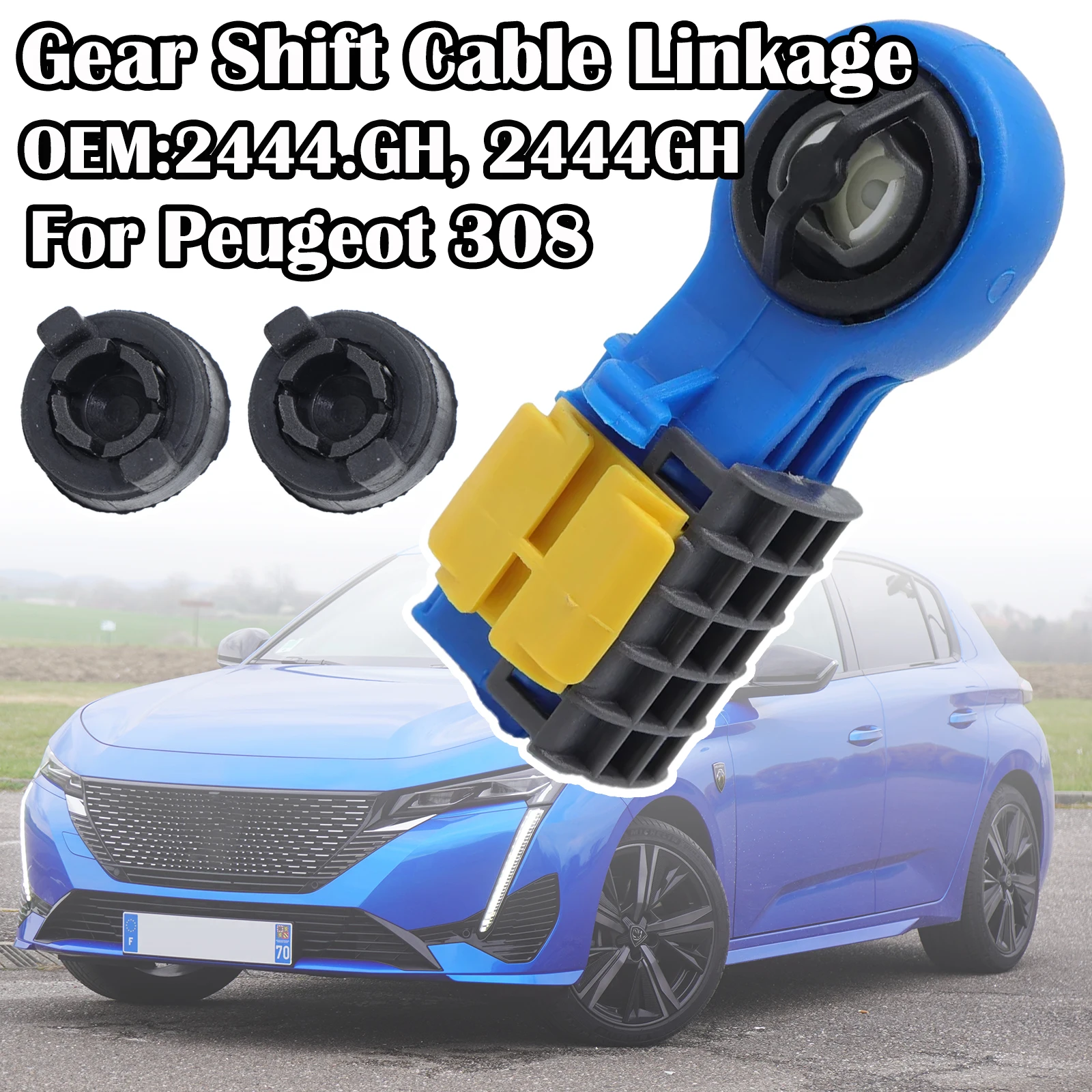 Gearbox Shift Lever Cable End Linkage Connector Adapter Selector Buckle Replacement Parts For Peugeot 308 2007 2008 2009 - 2015