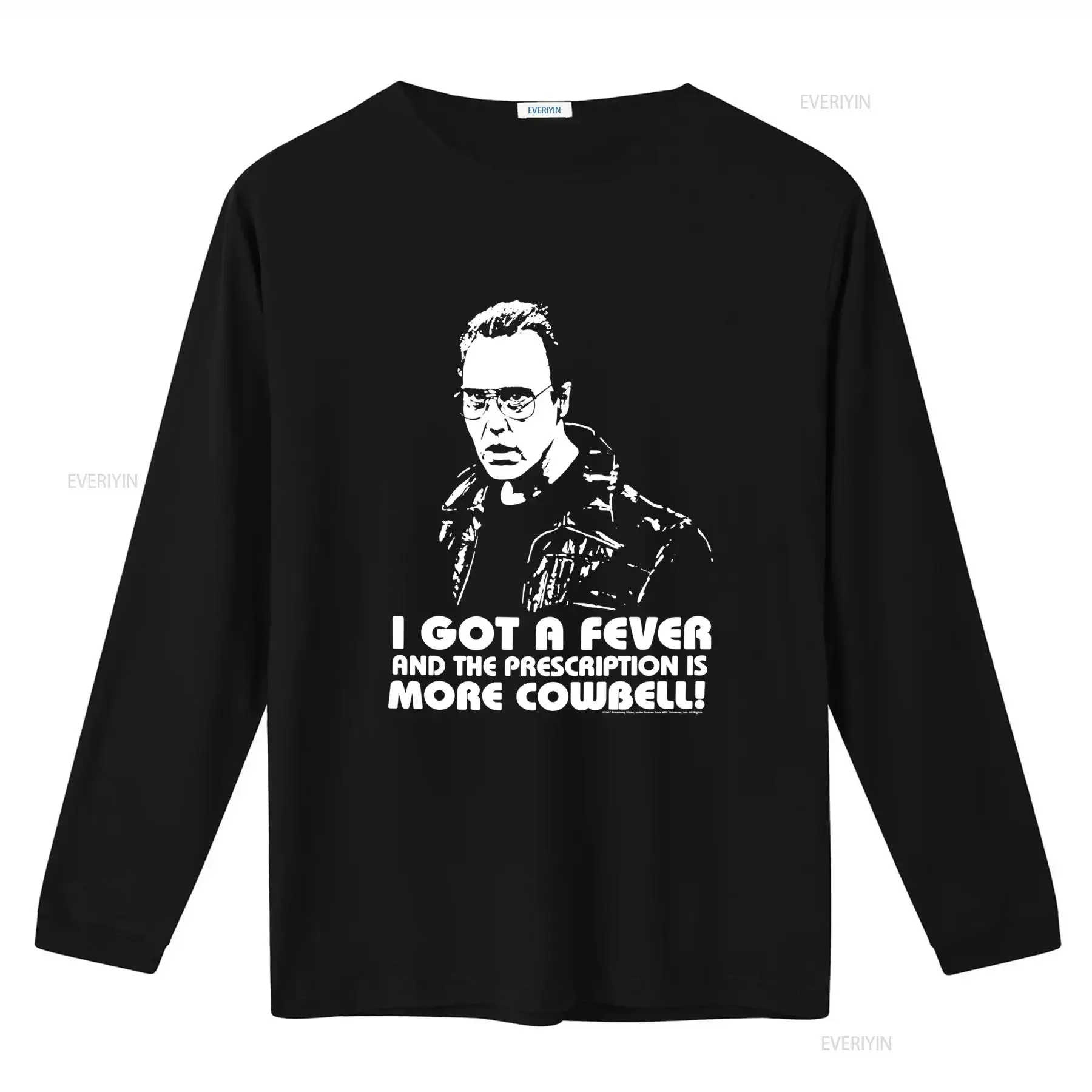 SNL TV Show T Shirt Saturday Night Fever Music More Cowbell Black Design Unique Print vintage Washed Stretched Unisex graphic