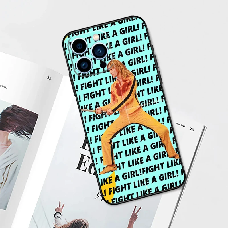 Kill Bill Case For iPhone 15 16 14 Plus 11 12 13 Pro Max Mini X XR XS Max 7 8 Plus Back Cover