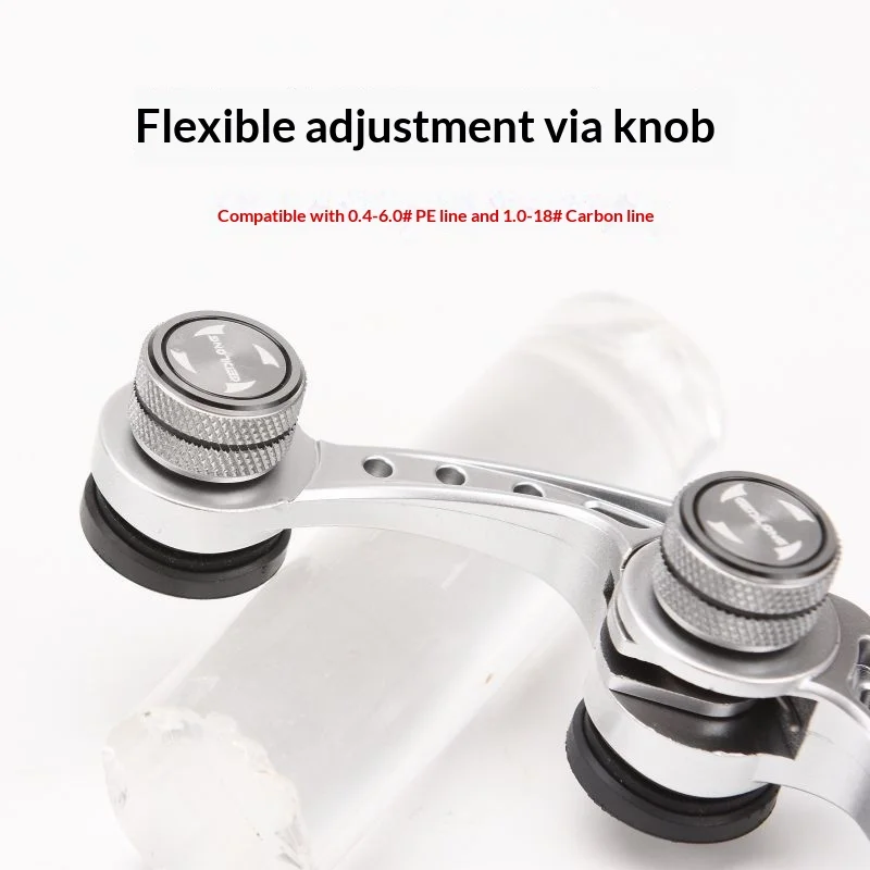 Angelausrüstung aus Luftfahrt-Aluminium: Knotenmaschine für GT, FG, PR Knoten, Schnurverbinder, Spulenwickler, Angelschnur-Knotenhilfe – Detail 4