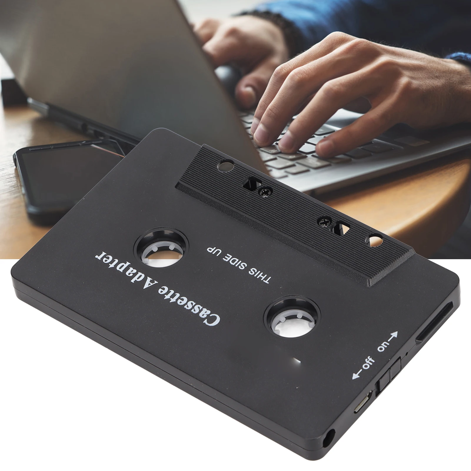 Bluetooth Cassette Adapter Ruisonderdrukking Stereo High Fidelity Tape Aux Ontvanger voor Auto Tablet Tape Aux Ontvanger