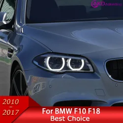 Car Lights for BMW F10 F18 2011-2017 5 Series 520i 530i LED Auto Headlight Assembly Upgrade High Configure Design Accessories