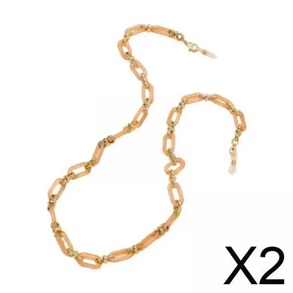 

Держатель-цепочка для очков, металлический акриловый ремешок для солнцезащитных очков на шее, многофункциональный ремешок для очков для ежедневного использования