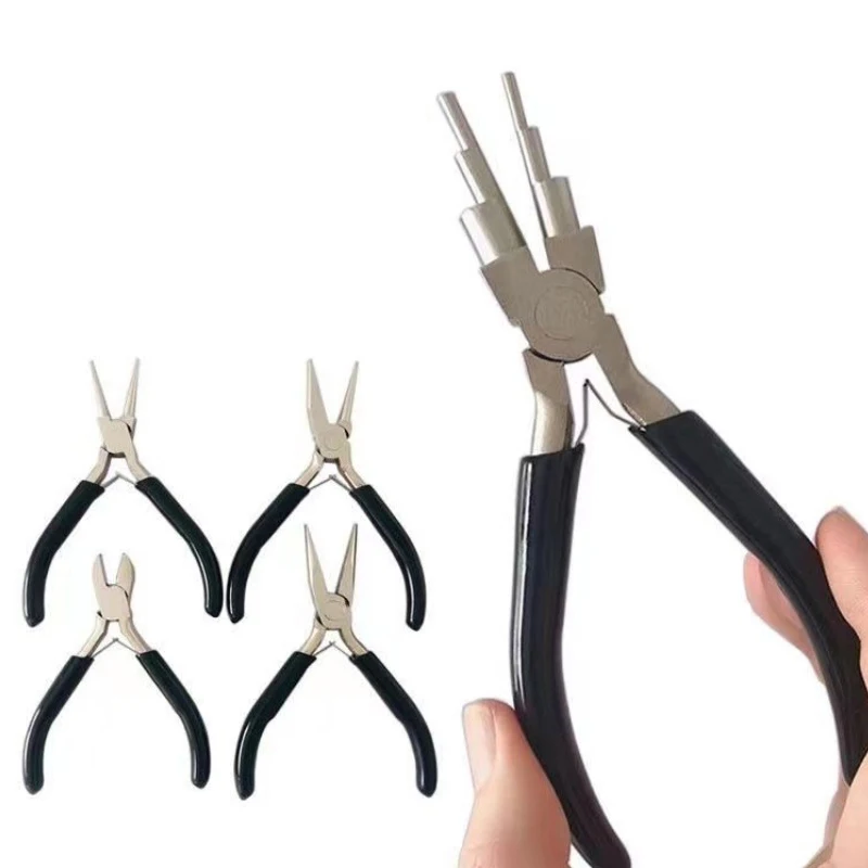 1PC Multi-step Ring Looping Plier Making Looper Wire Texture Head Pliers  Suitable for Artistic Project Professional Hand Tools