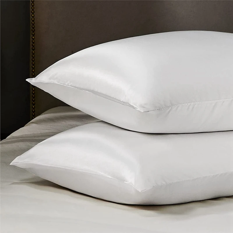 Satin Pillow Cases Pack Of 2-Comfortable Sleeping Pillow Cases For Home Bedroom, 50 X 75 Cm