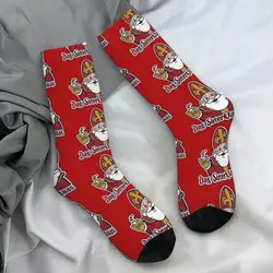 Merry Christmas Day Saint Nicholas Stockings Men Cartoon Socks Warm Soft Leisure Socks Winter Running Sports Anti Slip Socks