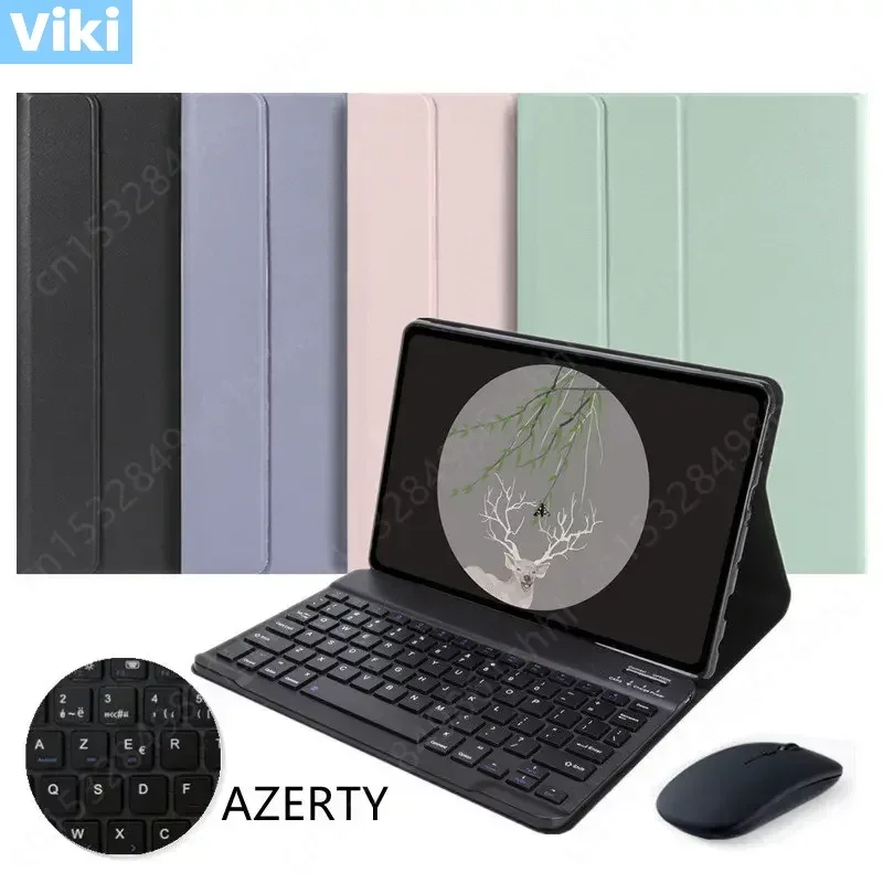 

Чехол с клавиатурой AZERTY для Xiaomi Redmi Pad SE 2023, клавиатура, клавиатура Azerty для Redmi Pad SE, 11 дюймов, чехол для планшета Teclado