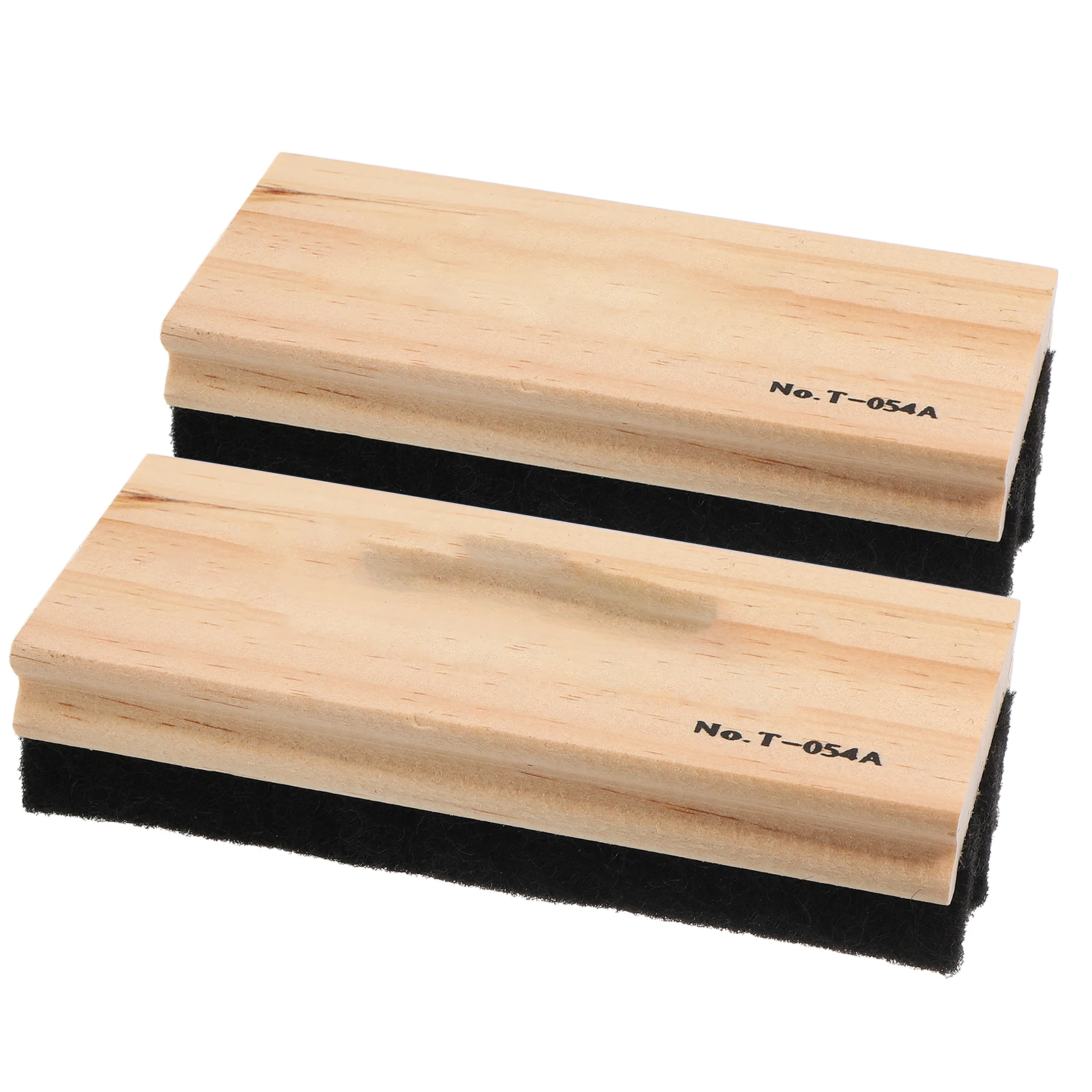 

2Pcs Blackboard Eraser Wool Felt Chalkboard Cleaning Tool Dry Drawing Sketching Aesthetic Wooden Pine Office Home School