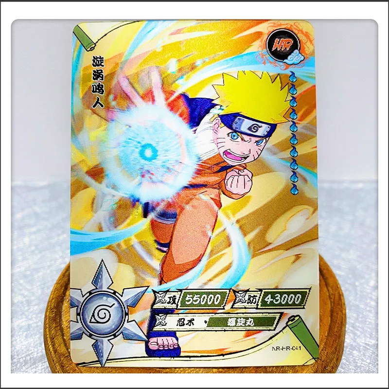 KAYOU Anime NARUTO HR 38-74 3D Cards Haruno Sakura Gaara Deidara Uchiha Itachi Uzumaki Naruto Tsunade Card Collection Boy Toy