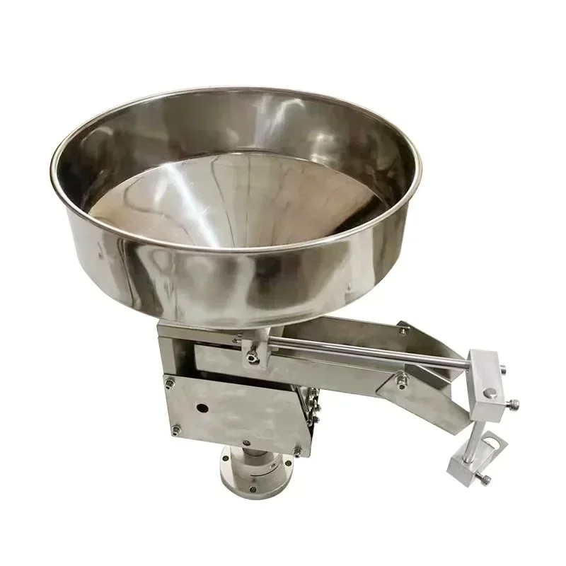 

220v Electric Stainless Steel Circular Silo Vibrating Disk Storage on Silo Small Vibrating Disk Automatic Feeding Machine