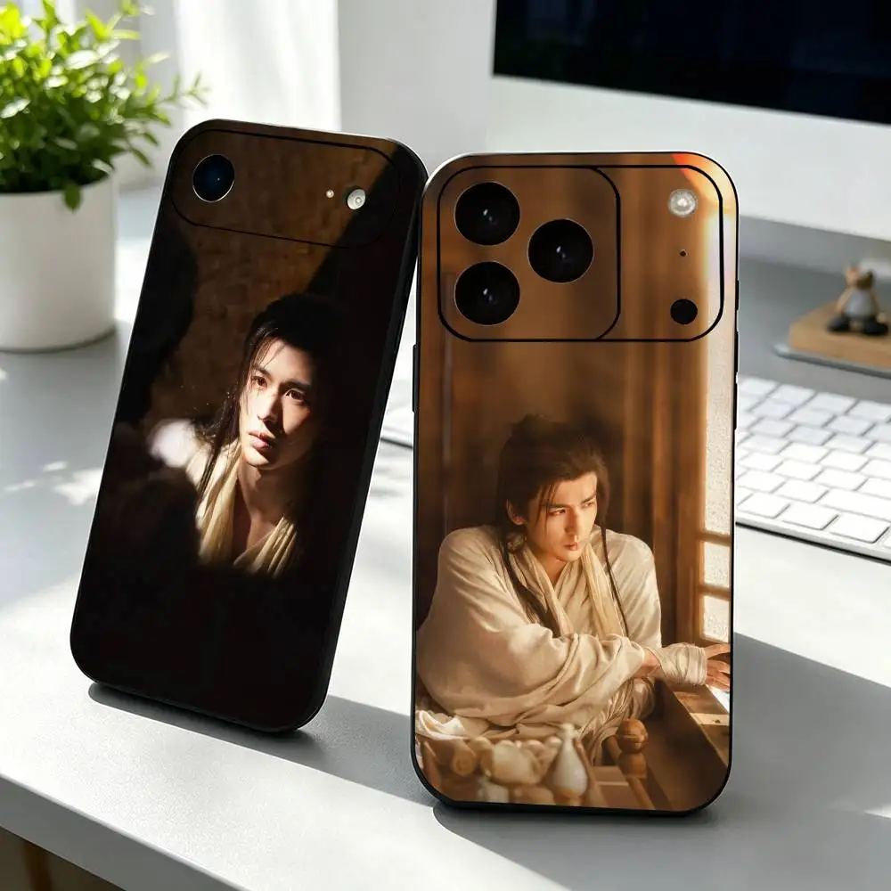 

Pursuit of Jade ZHANG LING HE Phone Case For iPhone 17,16,15,14,13,12,11 Plus,Pro Max,XS,Soft Silicone Black Cover