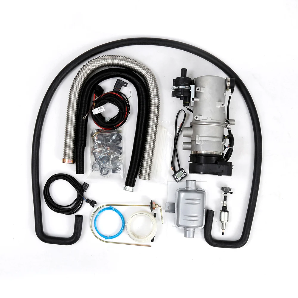 9000 واط 12 فولت 24 فولت محرك المياه التسخين المسبق سخان السيارة العالمي #2