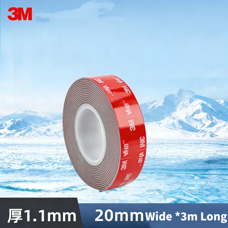 3M Sterke Dubbelzijdige Tape Lijm 1.1mm Dik 3M GPL-110 Hoge Viscositeit Auto Speciale Tape Traceless Sticking Fixing Foam Tape