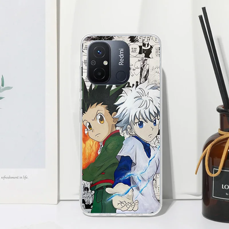 Anime Hunter HXH Phone Case For Xiaomi Redmi 12C 12 10C 10A 10 9C 9A 9T 9 8A 8 7A 7 6A 6 Pro K70 K40 K20 Fundas Back Cover