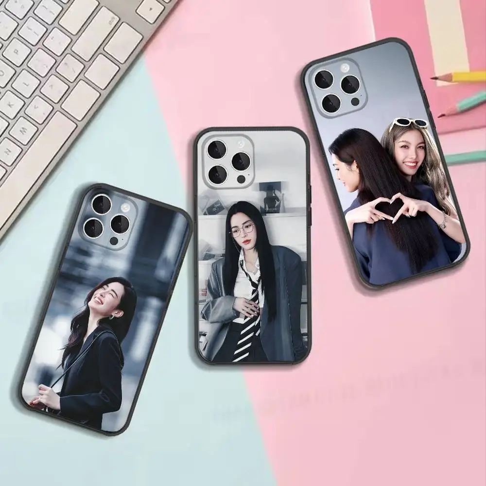 Faye Peraya Malisorn Shockproof Black Silicone Soft Protective Cover, Suitable for iPhone 11,12,13,14,15,16,17,Pro,Max,Plus