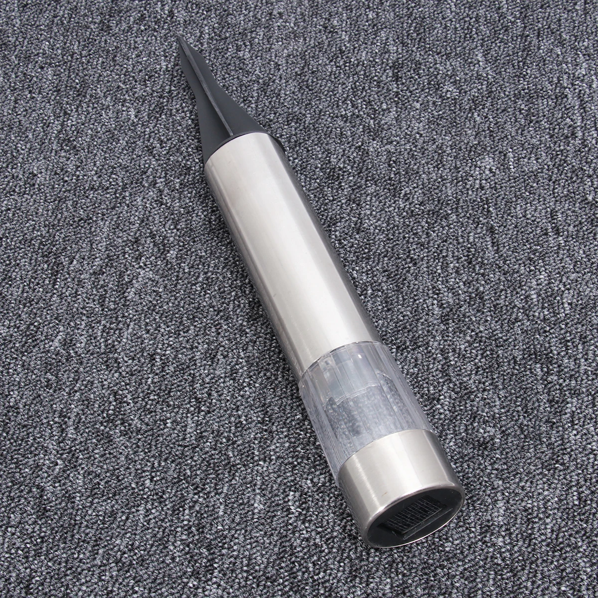 

4Pcs Solar Garden Lights Cylindrical Stainless Steel Lawn Light for Outdoor Pathway Yard Decoration LED Powered