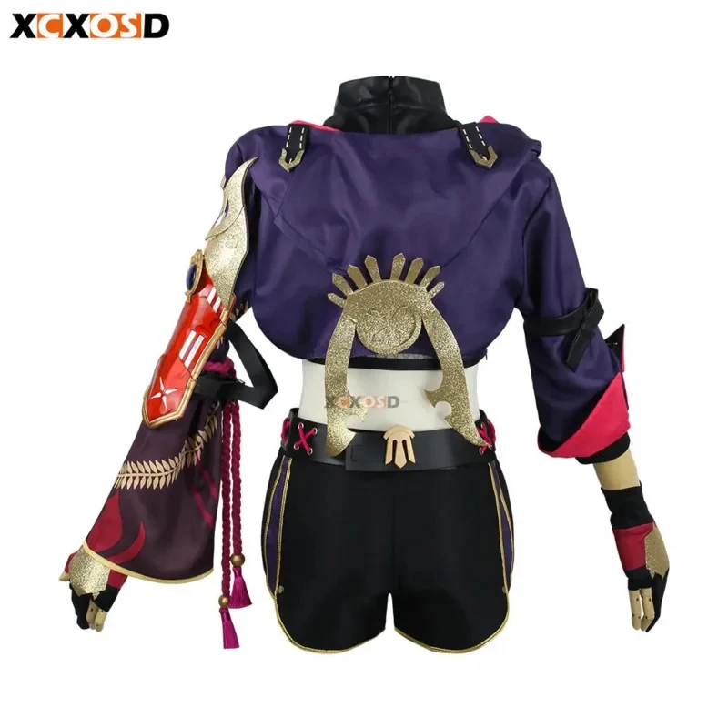 x;3,c'5\b/Kuki Shinobu Costumes Cosplay Wig Mender of Tribulations Halloween Brithday Roleplay Sui5'g,\j'8/ view 3