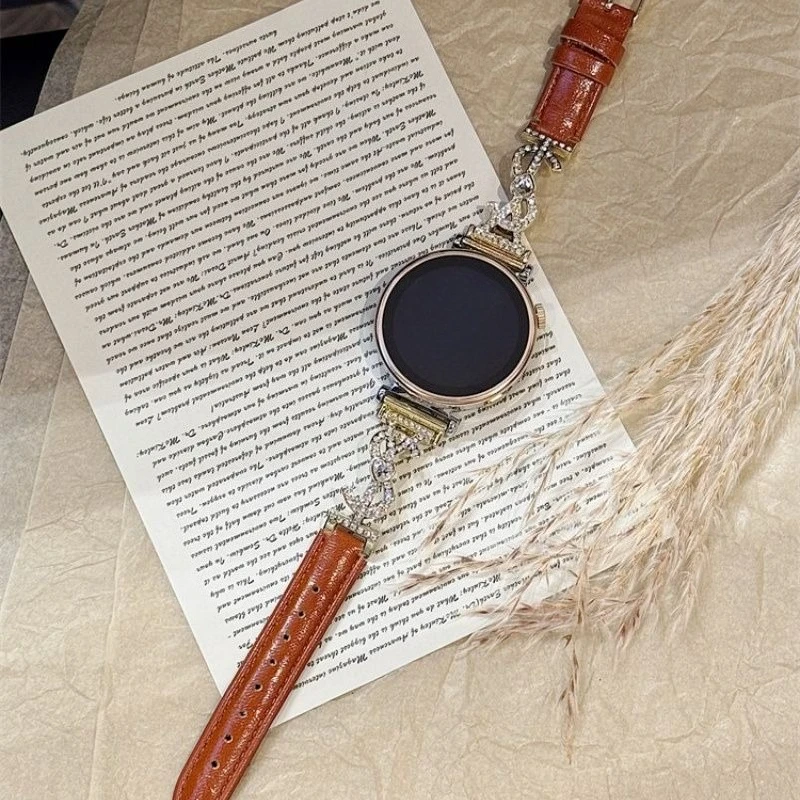 Нишевый S-образный ремешок со стразами подходит для ремешков Huawei GT5/GT5 Pro/GT4/GT2/3/4 22 мм/20 мм/18 мм.