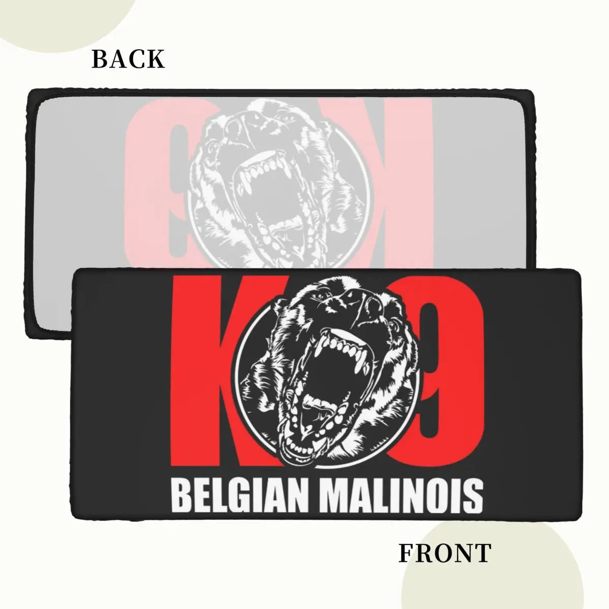 K9 Belgian Malinois Maligator Custom Rectangular Tablecloth Oilproof Table Cover for Dining Events Table Cloth
