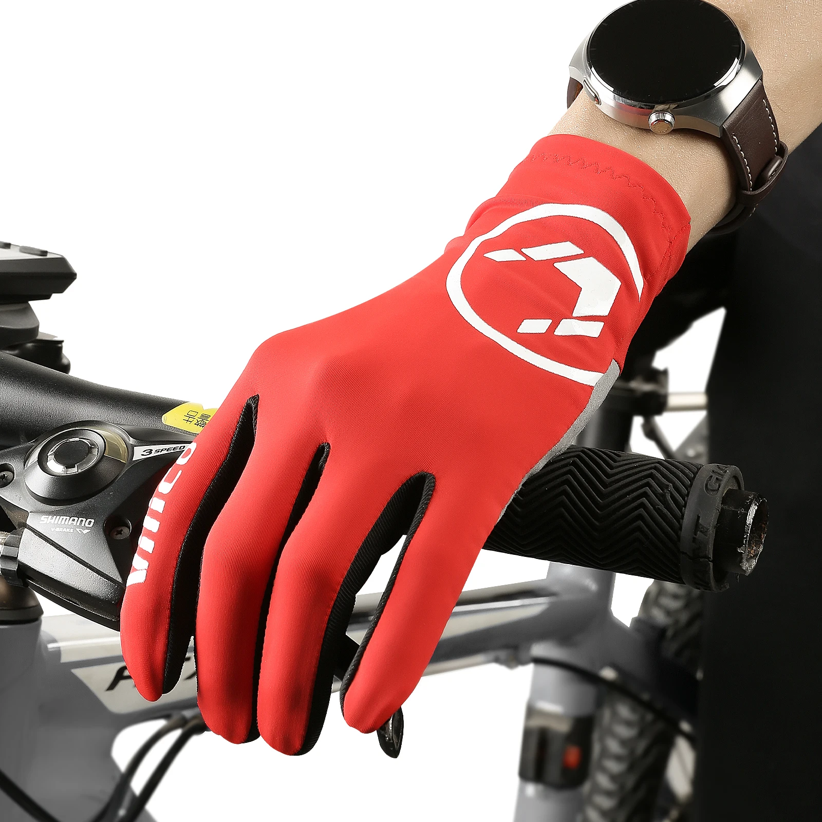Guantes antideslizantes para Ciclismo, manoplas para bicicleta de carreras y carretera, 1 par