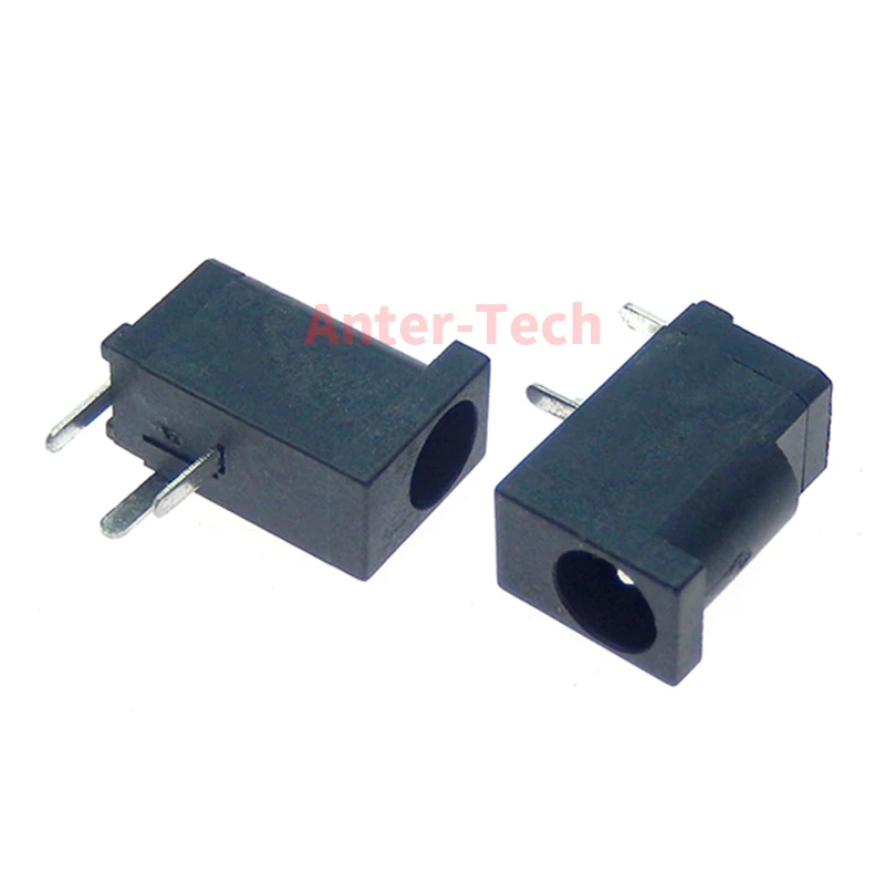 10PCS Hot Sales High Quality DC-002 0.3A 50V Black DC Power Jack Socket Connector DC002 3.5*1.3mm 1.3 Socket