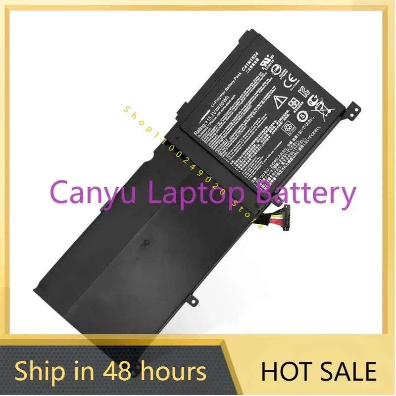 

2024 For New ASUS N501VW-2B C41l 1524 0b200-01250200 Battery