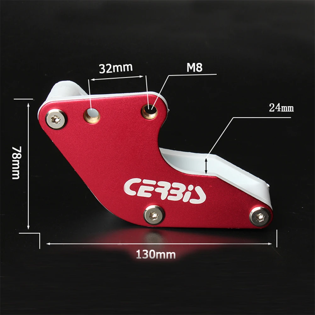 For IRBIS BSE KAYO SSR TTR XR CRF KLX 50 70 90 110 125 140 150 160 cc Dirt PitBike Scooter Motorcycle Aluminum Chain Guard Guide