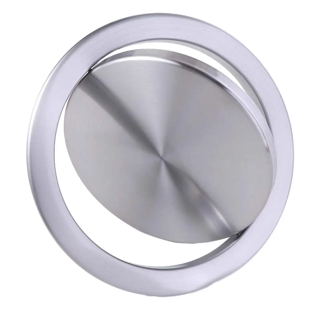 

Built-in Countertop Trash Bin Waste Lid Balance Flap Cover Swing Flap Lid Cover Shake Round Trash Bins Covers Kitchen Bar