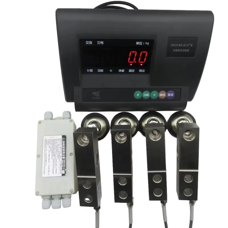 Alloy Steel Load Cell Kit with Digital Indicator Junction Box 10-50KN High Precision for Truck Scale Weighing Replacement Parts
