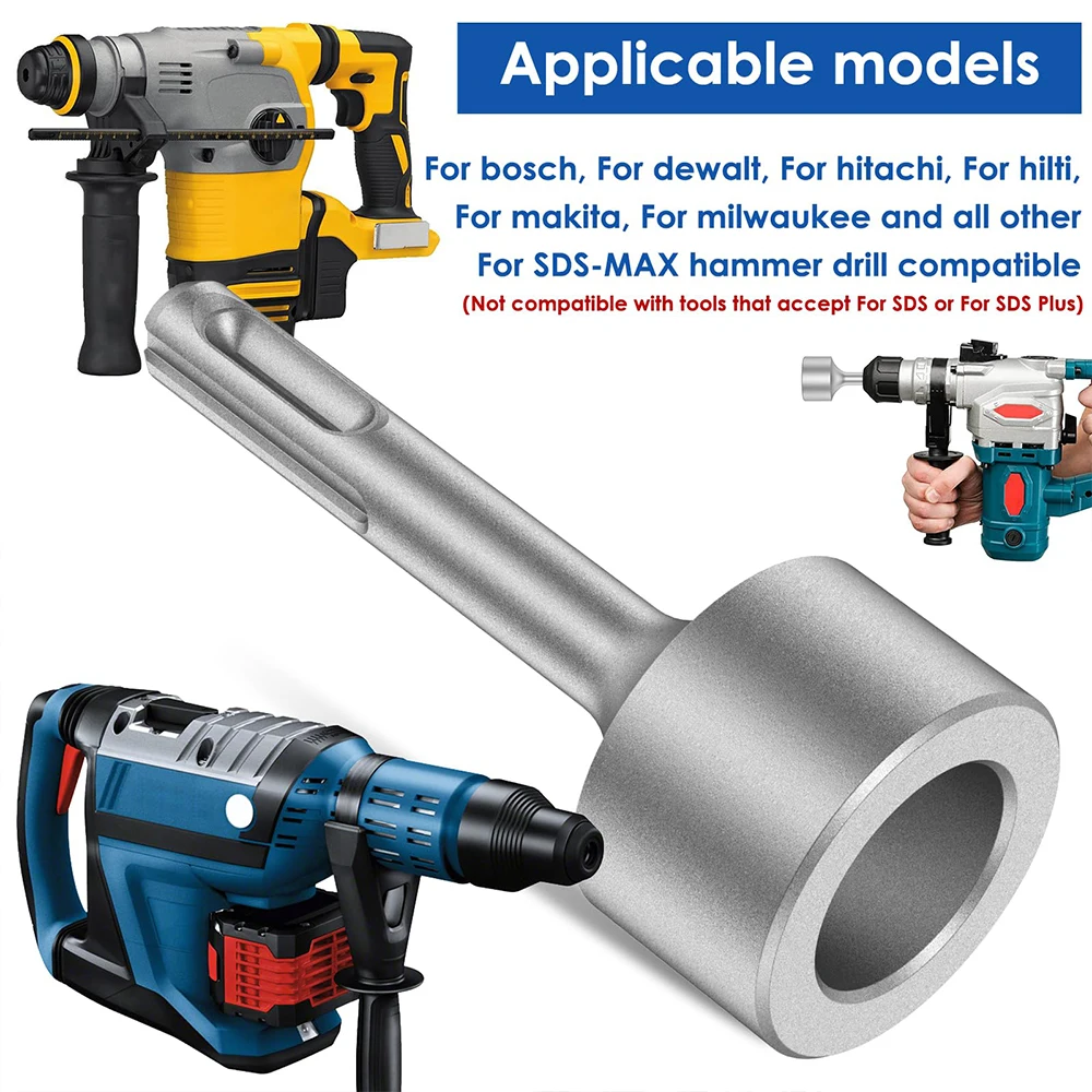 

SDS-Plus Ground Rod Driver 19/35mm Diameter For Rotary Hammer Drills T Post Ground Rod Driver Tool Forged Steel Drill Bit