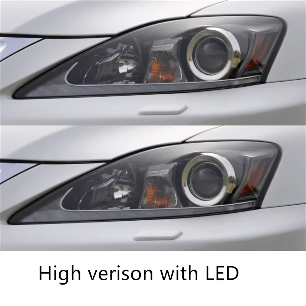 HTTCY For Lexus IS 250 IS300 IS350 2006 2007 2008 2009 2010 2011 2012 Car Gadget Replace A Transparent PC Lights Shell Headlight
