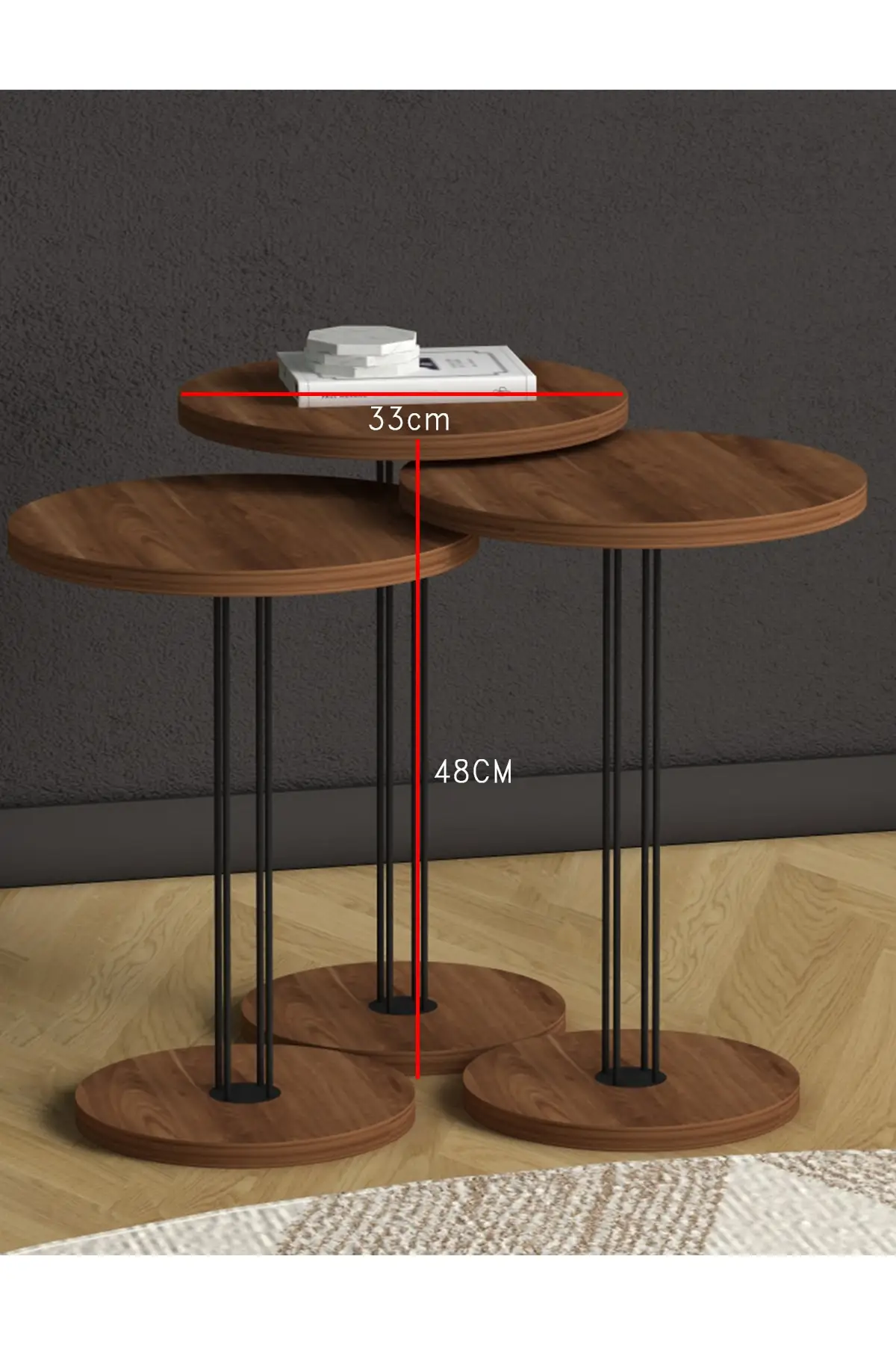 Nola Zigon Kaffee Tisch Nussbaum