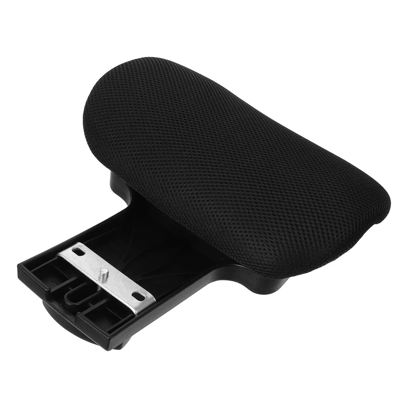 Apoio de Cabeça Acoplável para Cadeira de Escritório Preto, Suporte de Pescoço Ajustável Compatível com Encosto de 1.9-2.3cm, Apoio de Cabeça Ergonômi