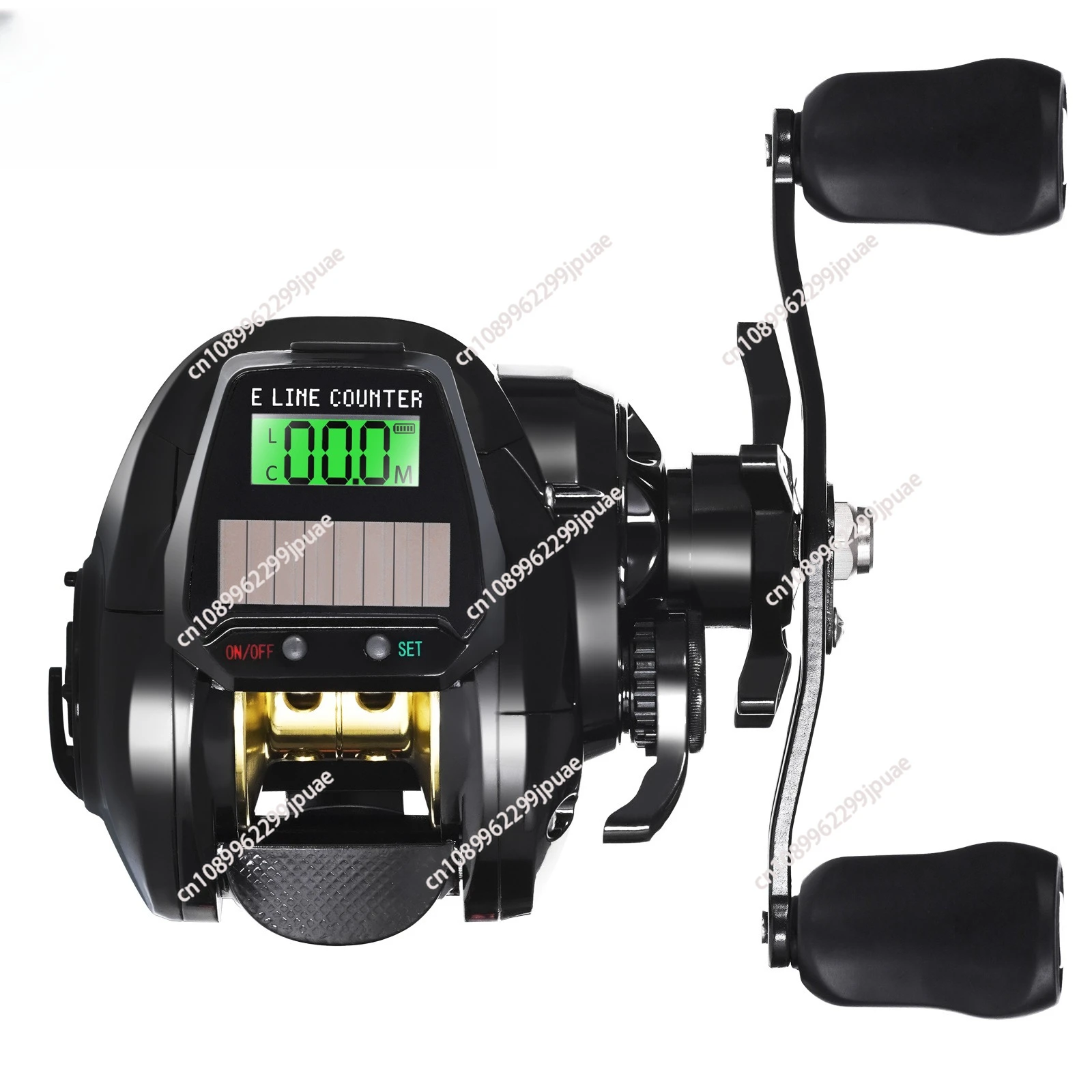 

Solar digital display water drop wheel freshwater sea beach fishing boat fishing long-distance raft fishing boat