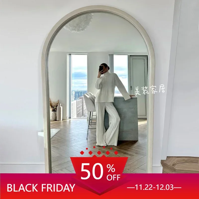 Large Mirrors Adhesive Flexible Mirror Aesthetic Room Decoration Korean Espejos Decorativos De Pared Decorative Home Garden