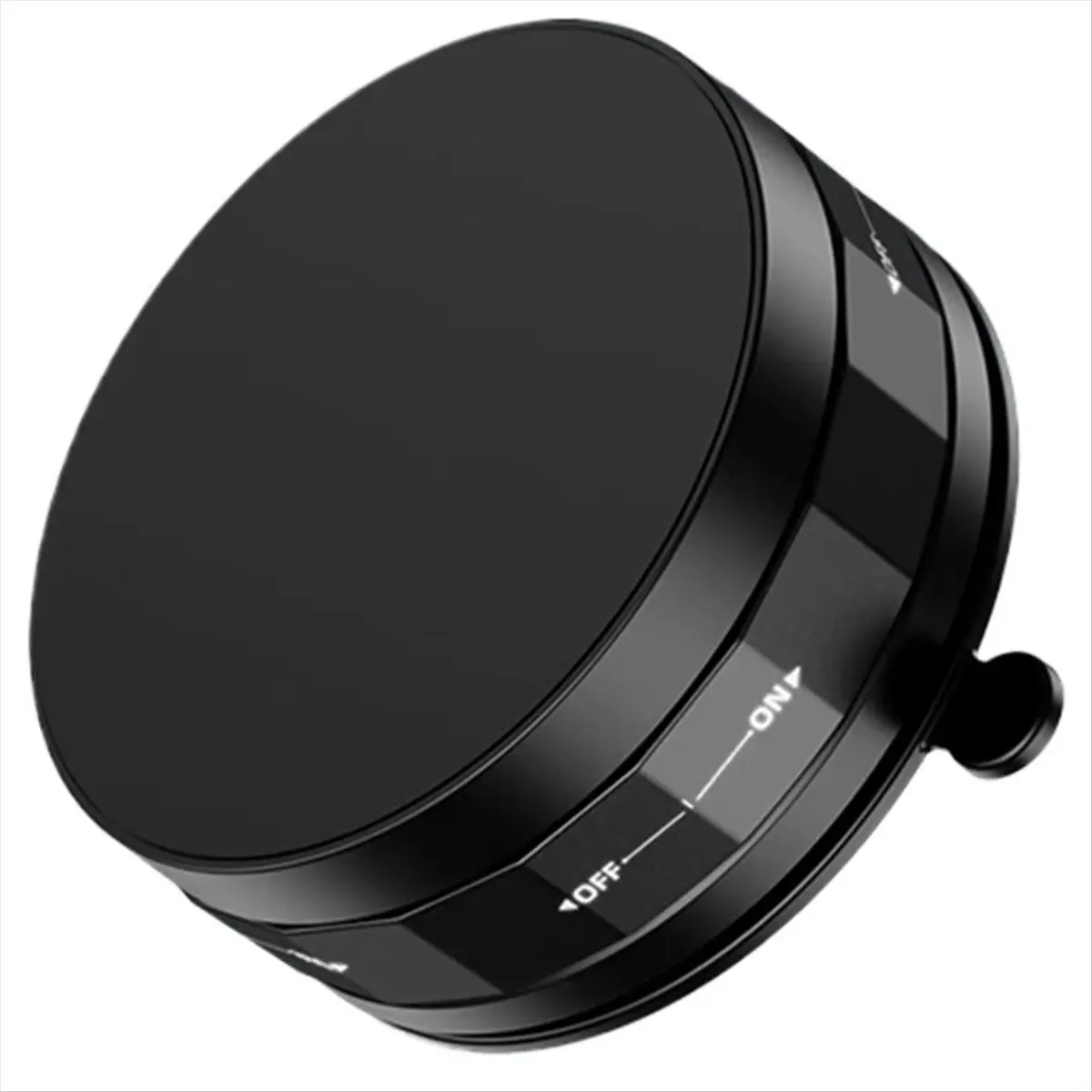 ABGZ Suction Cup Magnetic Car Phone Mount 360-Degree Rotation Auto Cellphone Vacuum Suction Phone Holder Black