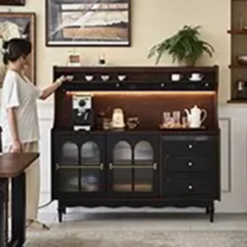 ^-^Organizer Luxury Living Room Cabinets Rustic Drawers Kitchen Home Mobile Pantry Sideboard Cabinet Cajonera Trendy Furniture