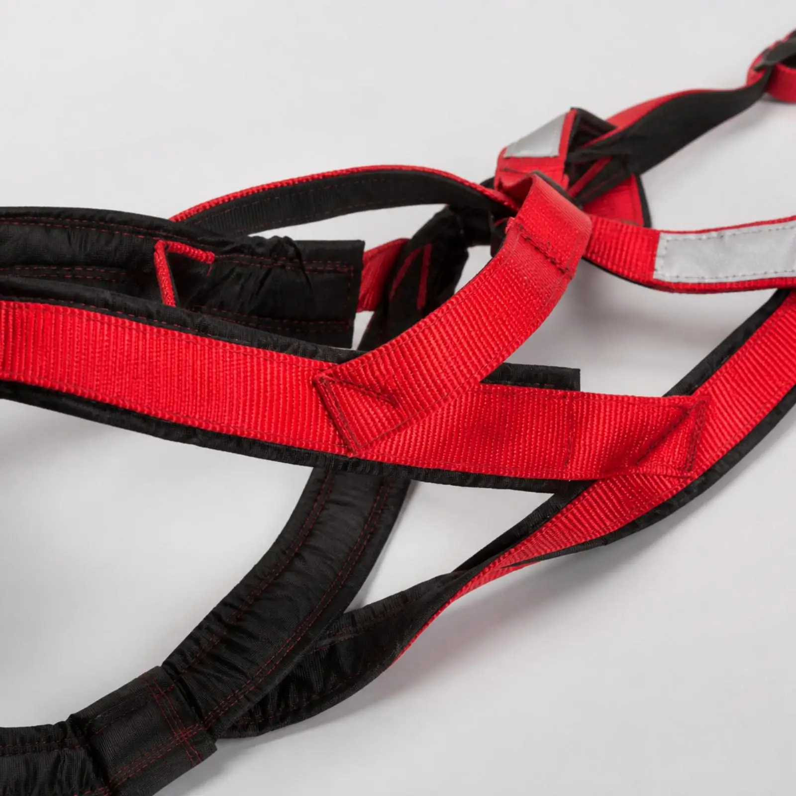 Heavy Duty Dog Sled Harness with Built-in Pulling Line Reflective Panels for Large Canine Outdoor Traction Activities