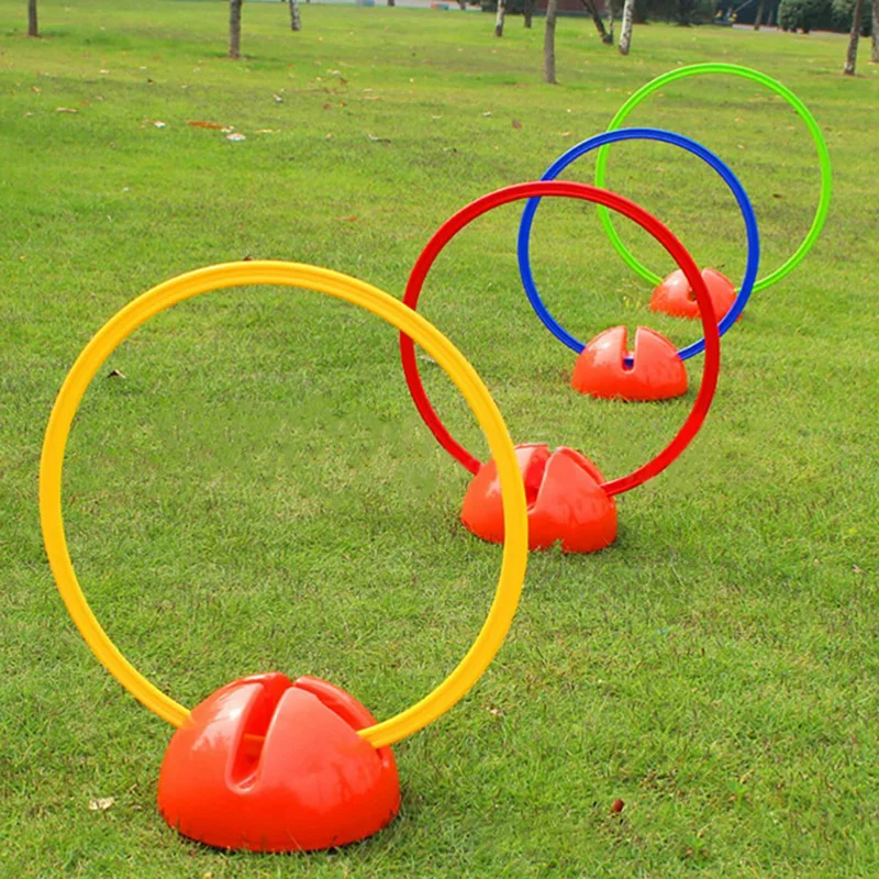 Multi Function Agility Slalom Soccer Training Mark Ring Water Base Football Round Bases Pole Support Base