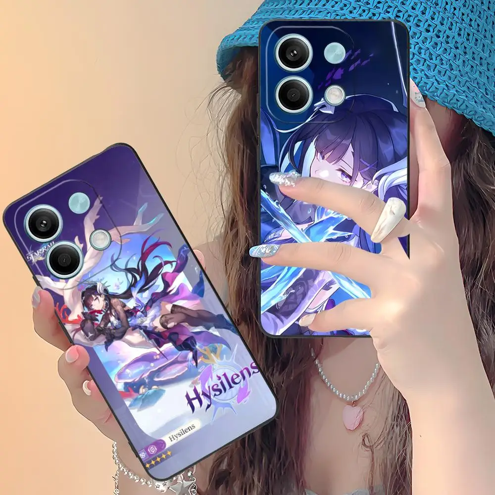 

Чехол для телефона Honkai Star Rail Hysilens для Xiaomi Redmi Note 14 13 12 11 A5 3 2 1 Pro Plus 4G 5G с цветной печатью, защитная роскошь