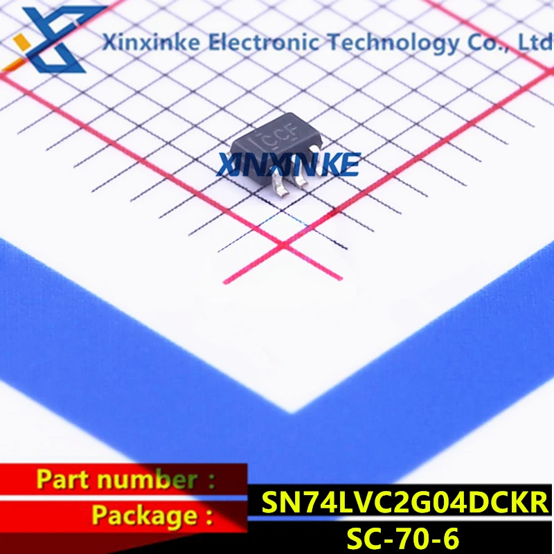 SN74LVC2G04DCKR Mark:CCF CC* SC-70-6 Inverters Dual. 2 Circuit Logic ICs Brand New Original
