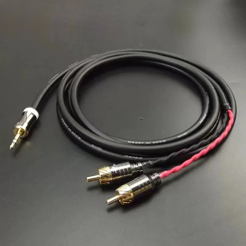 CANARE L-4E6S 4.4MM zbalansowany męski męski do 2 RCA podwójny męski przewód Adapter Audio 4.4mm do 2 RCA zbalansowany kabel Audio