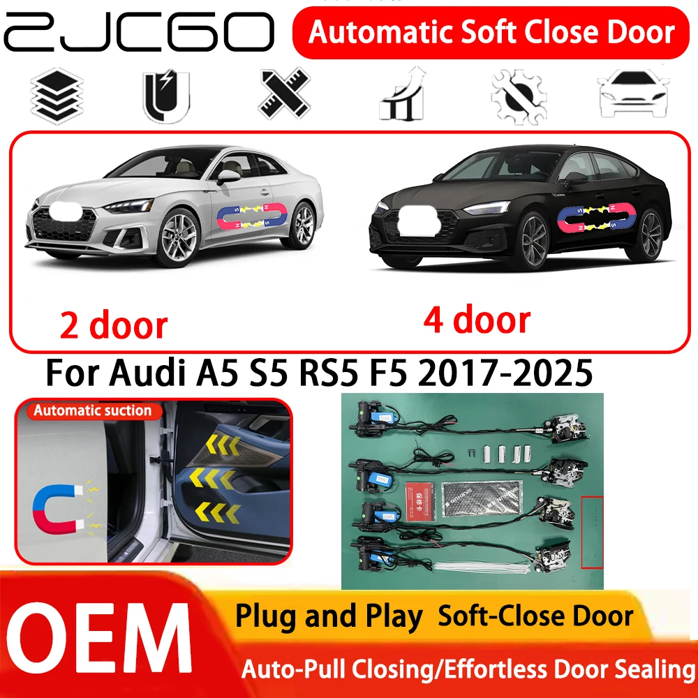 for Audi A5 S5 RS5 F5 2017-2025 Car OEM Plug and Play Automatic Electric Soft Close Door Comfort Closing System