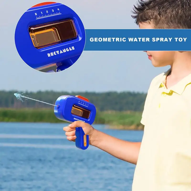 Giocattolo con acqua nebulizzata Giocattolo spray geometrico per esterni Forniture per piscine colorate Accessori per giochi d'acqua per il parco nel cortile della spiaggia