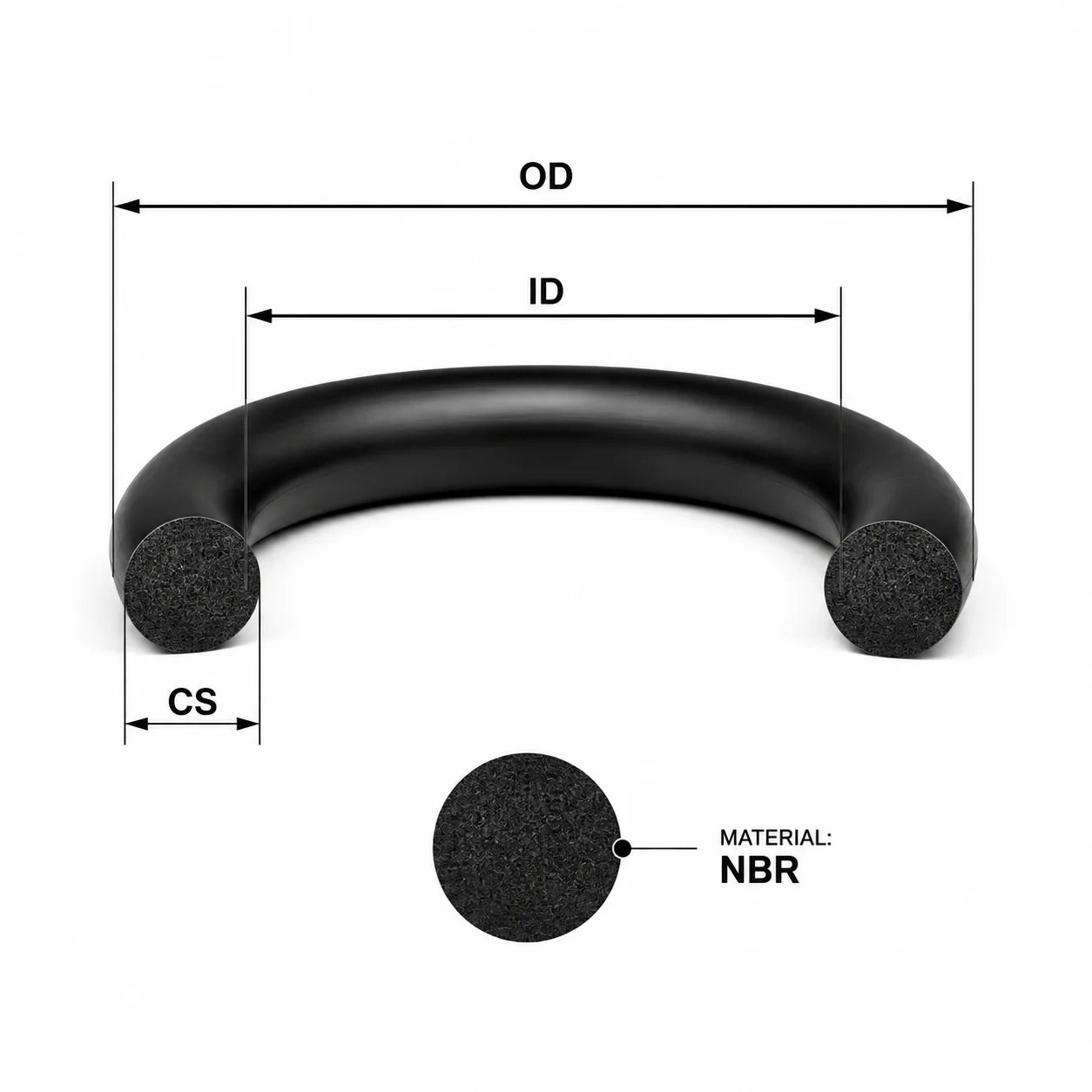 225Pcs NBR Nitrile Rubber O-Ring Set CS1.9mm OD6-30mm Black Oil Resistant Sealing Gasket, Automotive Plumbing O-Ring Kit
