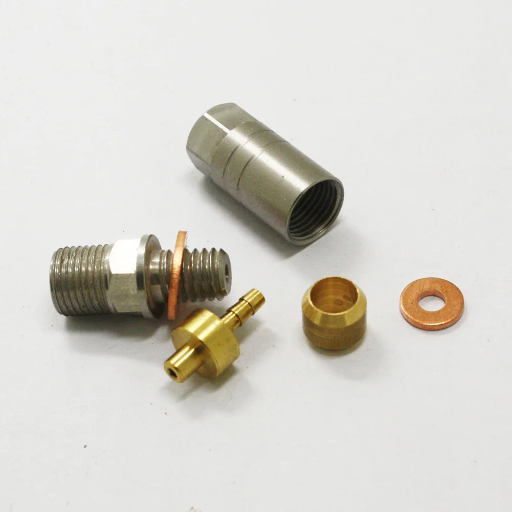 High Quality Hydraulic Brake Hose Fittings Kit for HOPE TECH3 V4/E4/X2 Bikes Copper + Aluminum Alloy Construction